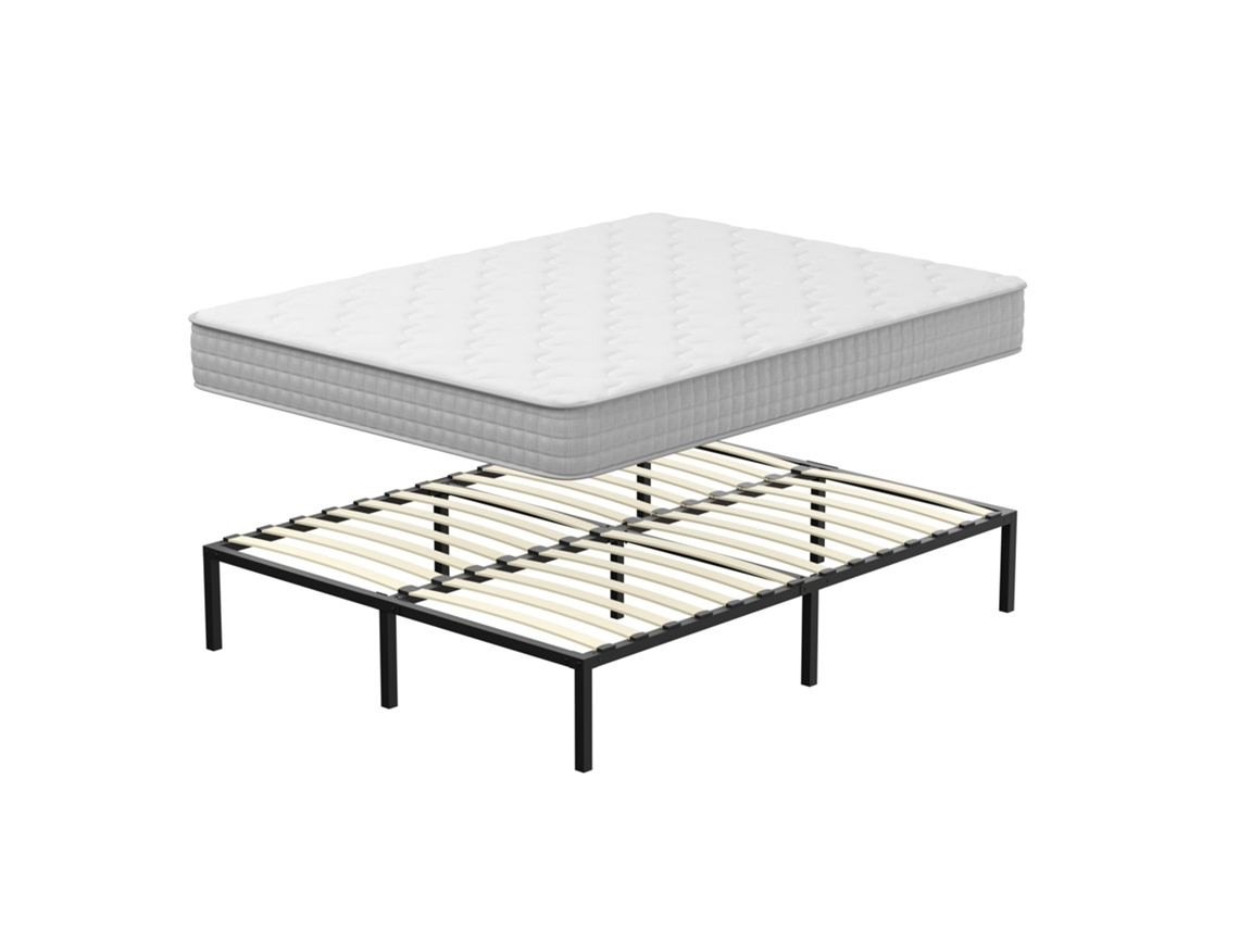 Conjunto De Colchão + Base 160x200 Cm, Espessura De 20 Cm