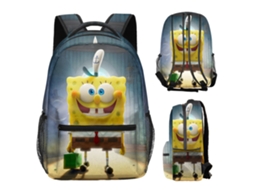 Mochila Escolar Estampada Com Desenhos Animados, Material Oxford, Mochila De Proteção E Descompressão Da Coluna, Estilo 2