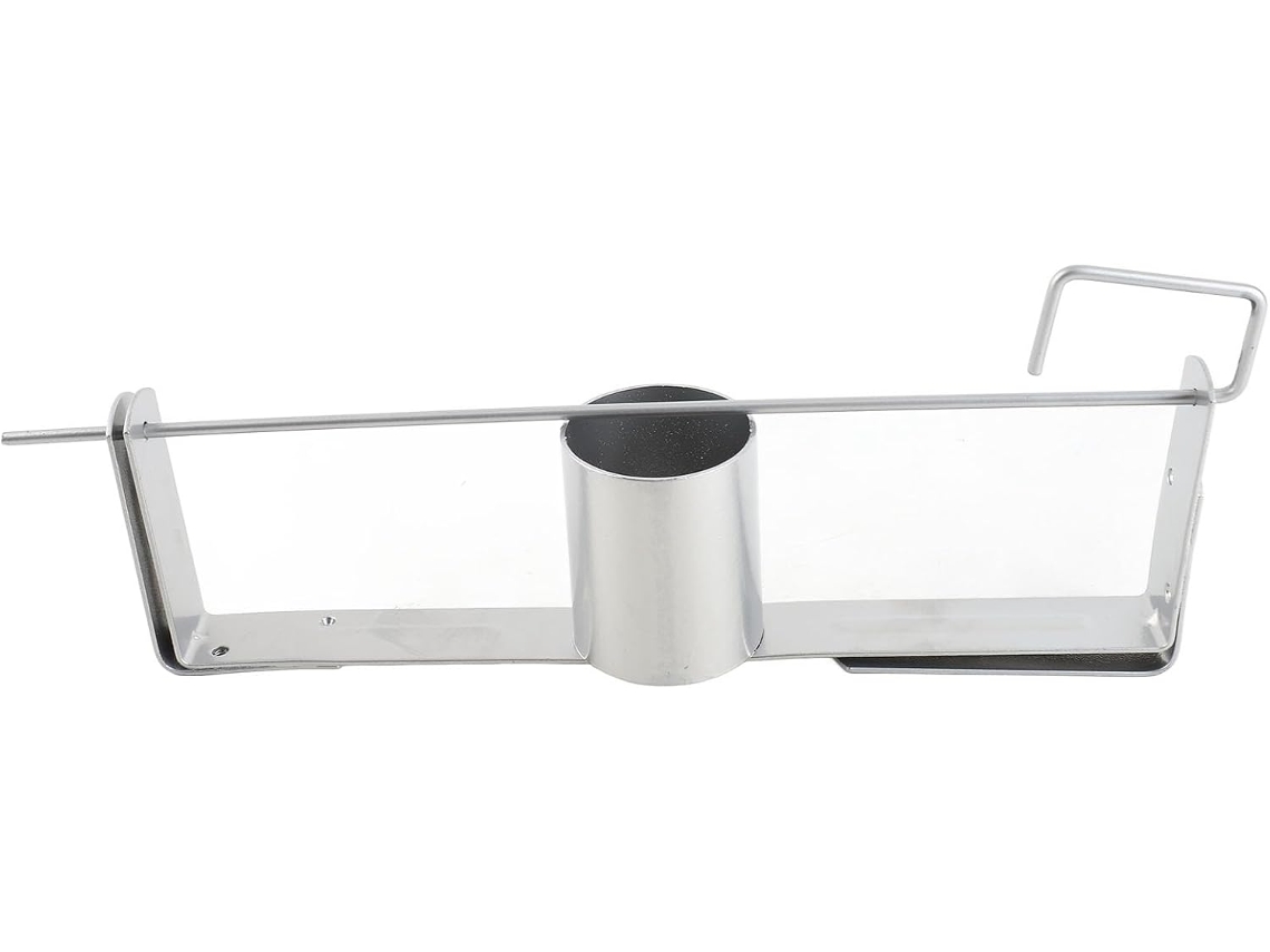Suporte adesivo para encaixe em ferro fundido com grande capacidade, material premium para uso intenso, design com abertura.