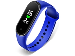 Pulseira Desportiva GETEK AXY4 (Bluetooth - Autonomia até 10 dias - À prova de água - Azul)
