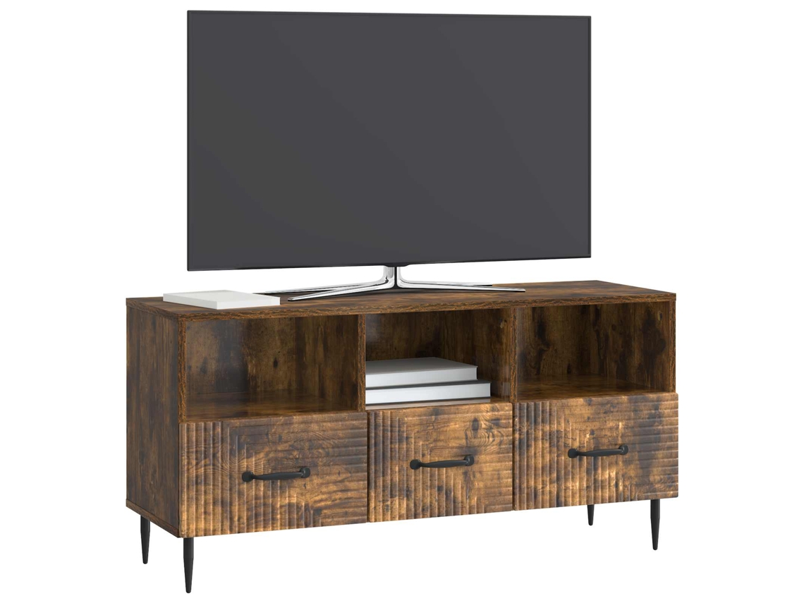 Gabinete para TV MAISON EXCLUSIVE 102x34,5x50 cm em Sonoma Cinzento