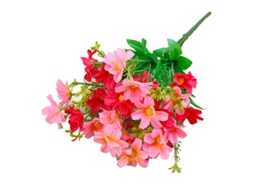 Arranjo Artificial de Orquídea e Crisântemo em Dois Tons, com Duas Hastes, para Sala de Estar Ou Mesa de Jantar Rosa AQUAFORGE