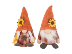 2 Peças Decorativos De Gnomos De Girassol Adoráveis Bonecos De Pelúcia Feitos À Mão Para Férias Festivais E Festas