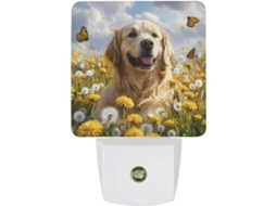 Luz noturna LED Retriever Cão com sensor crepuscular