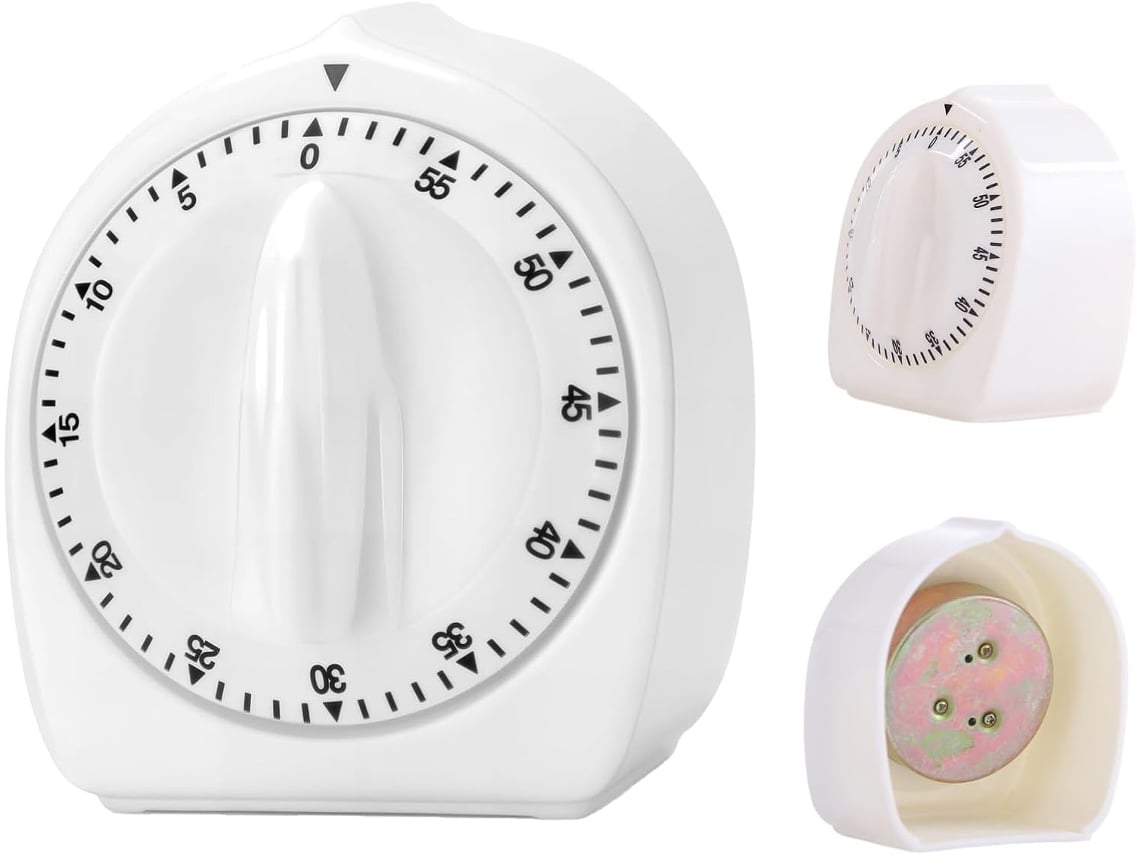 Timer Mecânico Para Cozinha, Compacto E Simples, Para Uso Doméstico
