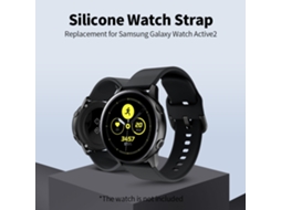 Pulseira LAXISCREED 20mm Samsung Galaxy Watch Active2 Vermelha