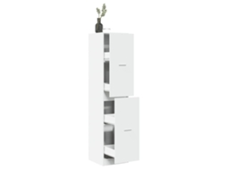 Vidaxl Armário Boticário 40x41x174,5 Cm Derivados De Madeira Branco