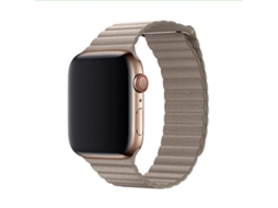 Devia Bracelete Pele Cinzento-Pedra 44 mm