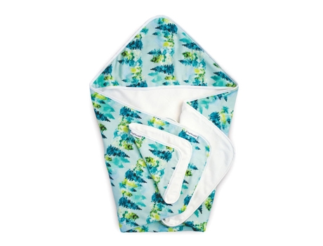 Conjunto de Toalha e Luvas com Capuz Fores TINY TWINKLE