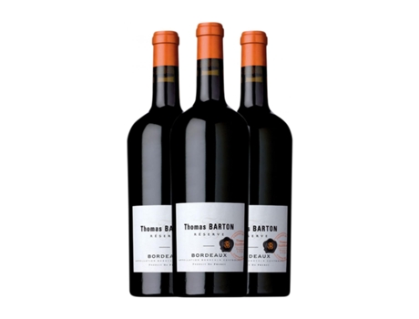 Vinho BARTON & GUESTIER Bordeaux Reserva (0.75 L - 3 Unidades)