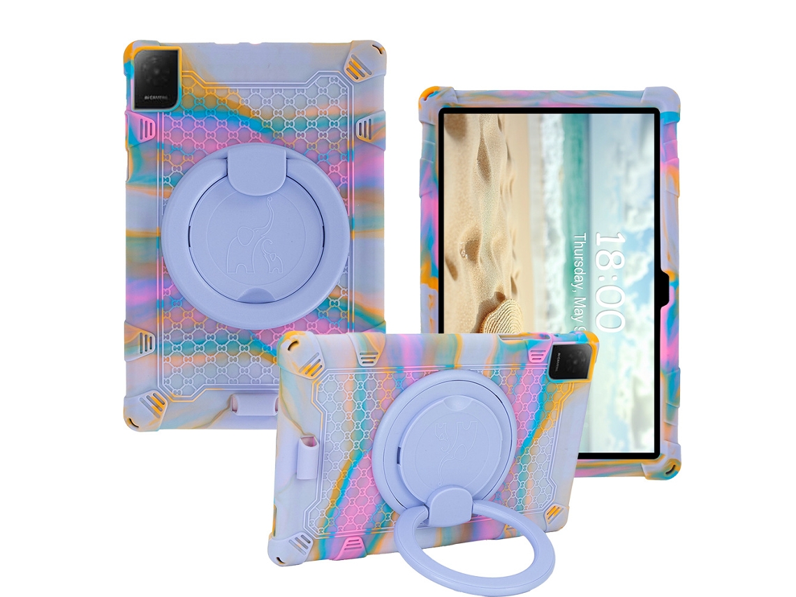 Capa Para Tcl Tab 10l Gen 4, 10.1 Polegadas, Silicone Czhhmart Cor D