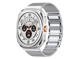 Pulseira Magnética Trançada Em Aço Inoxidável Em Formato De I Para Samsung Galaxy Watch Ultra 47mm / Ultra 2025