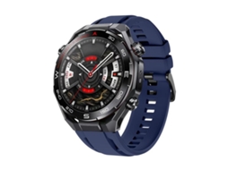 Bracelete para Huawei Watch Ultimate 2 Silicone Cor Sólida Fivela Preta Azul Meia noite XIAOMOYU