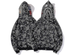 Fasst sudadera com Capuz Camuflagem para Menino, Jaqueta Solta, com Zíper, Poliéster, Estilo Casual