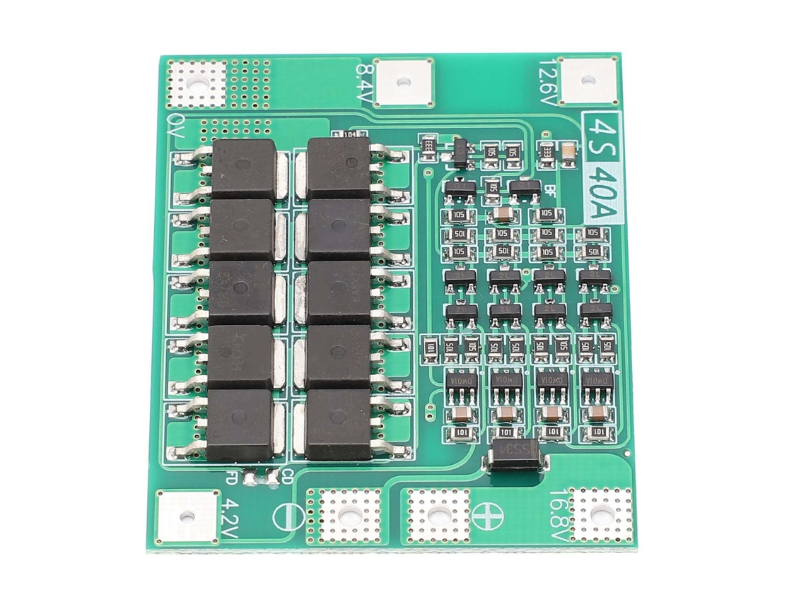 Placa De Proteção Bateria De Lítio 40a 16.8v