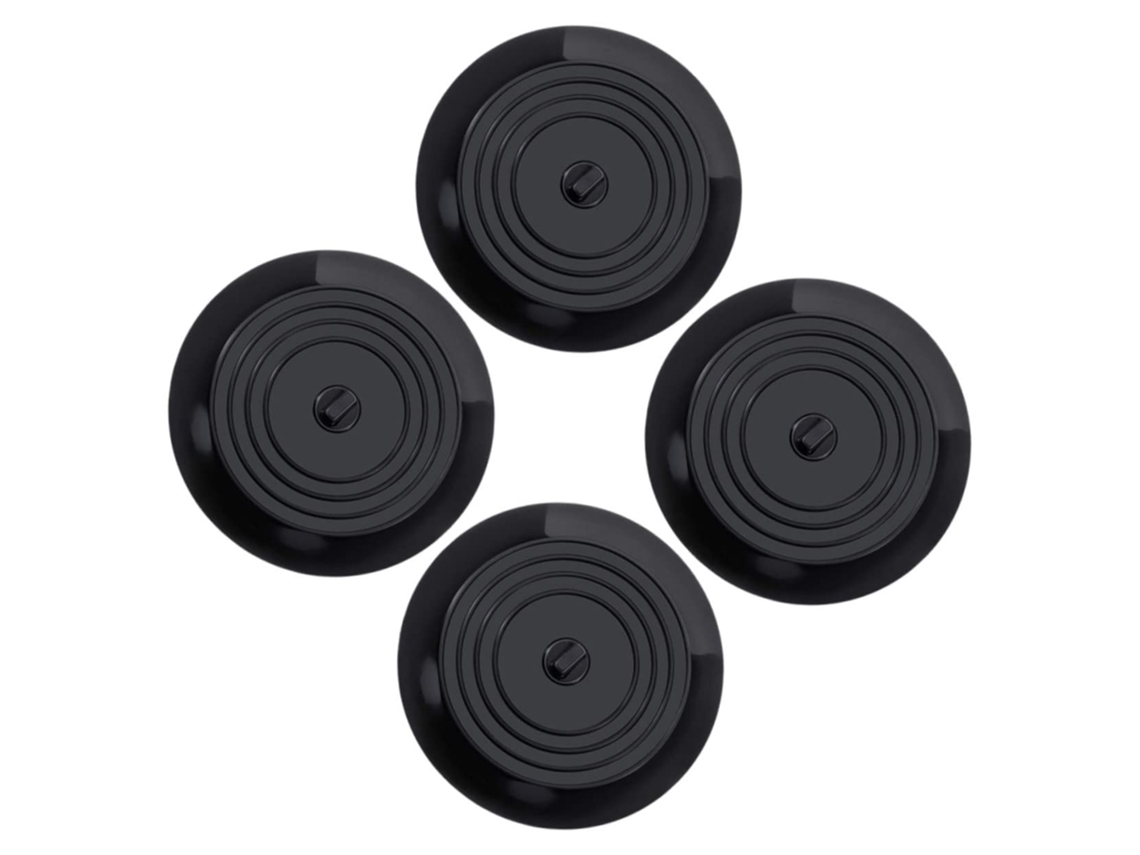Conjunto De 4 Tampas De Silicone Para Ralos, Para Banheiro E Cozinha.