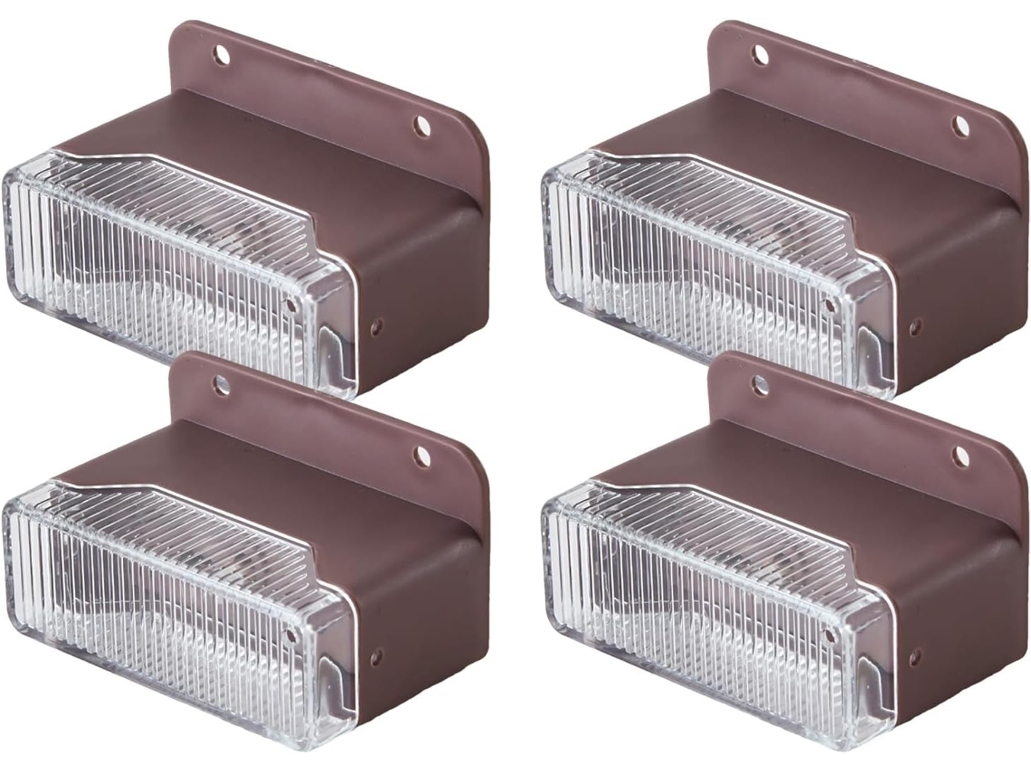 Luzes Solares Para Degraus, Iluminação Decorativa Inteligente Com 2 Modos.