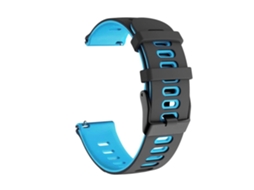 Pulseira De Relógio Lurelia Em Silicone Bicolor De 20 Mm Para Huawei Watch Gt 3 42 Mm Azul Escuro