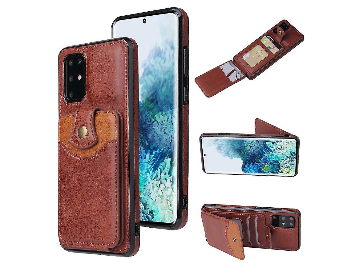 Capa Tipo Carteira De Couro Macio Para Samsung Galaxy Note20