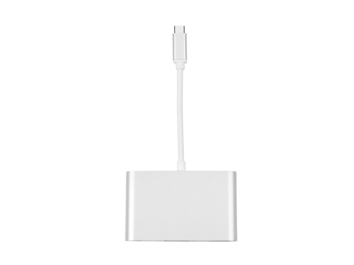 Conversor LAXISCREED Type c Hdmi Vga 1080p Áudio 3,5mm