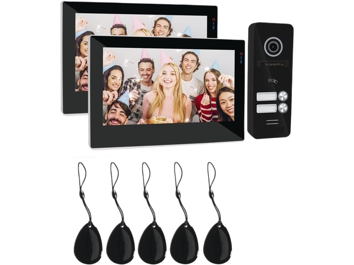 Sistema de interfone de vídeo ip inteligente wifi sem filtro de 7 bolsas exibição clara proteção SFUSHOS