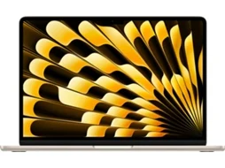  MacBook Air APPLE Luz das estrelas (13''- Apple M5 10-Core - RAM: 16 GB - 512 GB SSD - GPU 8-Core)