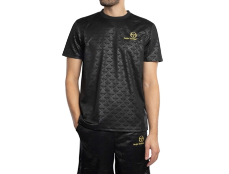 T-shirt De Homem Sergio Tacchini Bosco Poliéster Preto (m)