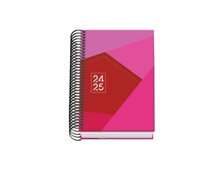 Agenda DOHE Tangram Basic Cor de Rosa 2024-2025