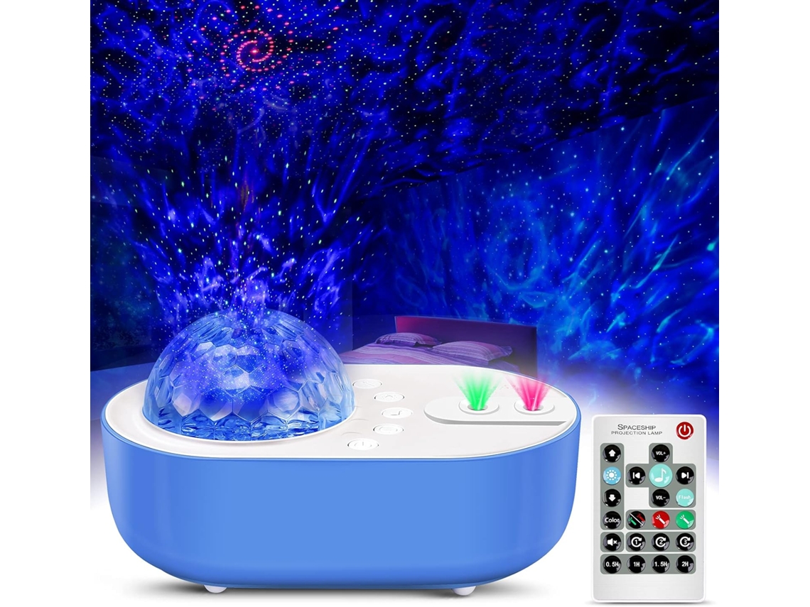 Projetor De Estrelas, Céu Galáctico, Luz Led Com Bluetooth 360° Aquaforge