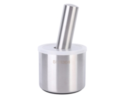 Cortador Manual Inox Para Cozinha Doméstica Picar Alho Fatiar Alimentos