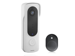Campainha De Vídeo Sem Fio Inteligente, Campainha Eletrônica Digital Com Wi Fi, Câmera De Segurança Residencial 480p Slowmoose