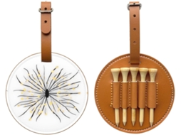 Bolsa para Tees de Golfe Firefly Branches, Preta Fácil de Transportar e Mais Eficiente para Jogar Golfe.
