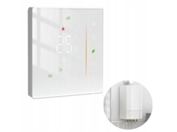 Lurelia Termostato Wi-fi Tuya Programável Aquecimento Água/gás Tela Lcd Touch Branco