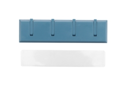 Gancho de Parede em Fileira para Cozinha, Banheiro, Porta, Suspensório de Chapéu, Chave, Roupa, Abs, 10kg, Azul Escuro com MARCA