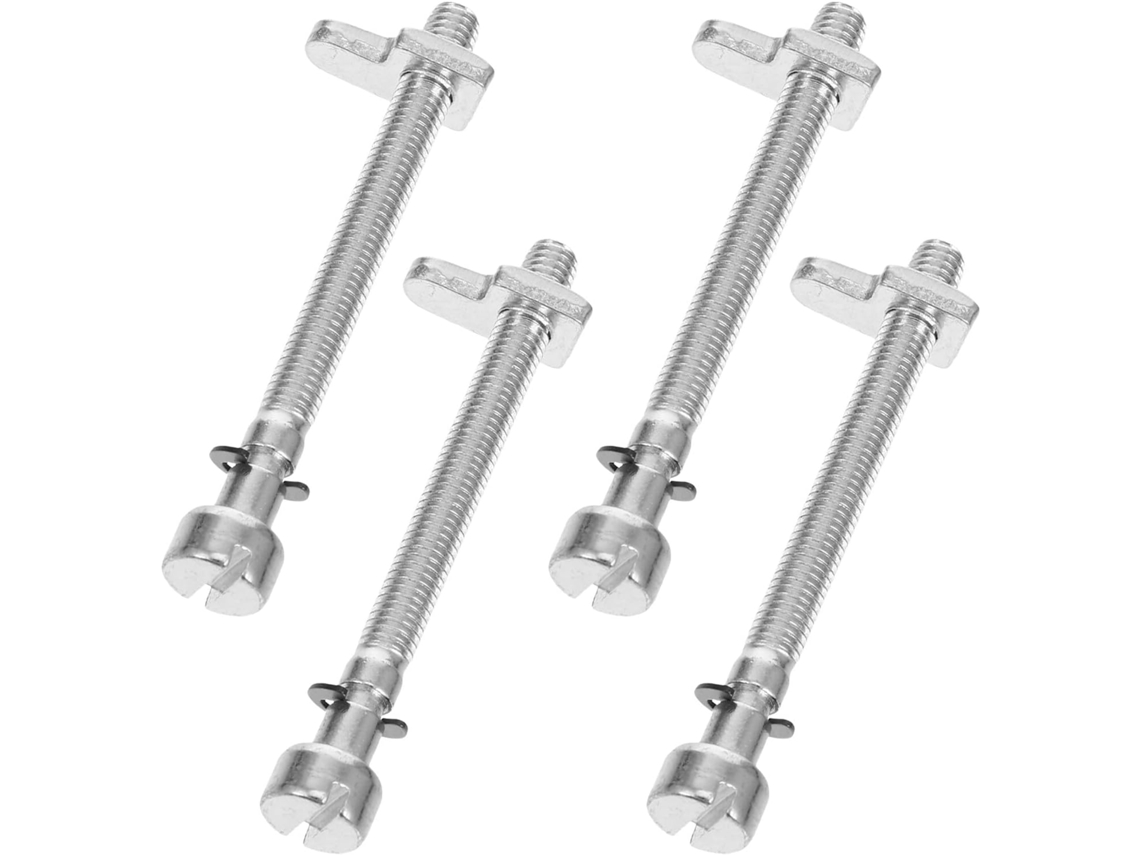 Kit de 4 Parafusos de Ajuste de Corrente Inoomp para Motosserras Elétricas. Parafusos Ajustáveis para Motosserras, CHABERLU