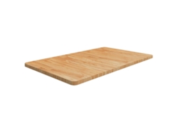 Bancada P/ Wc 100x60x2,5 Cm Madeira Tratada Castanho Claro Lovely Home