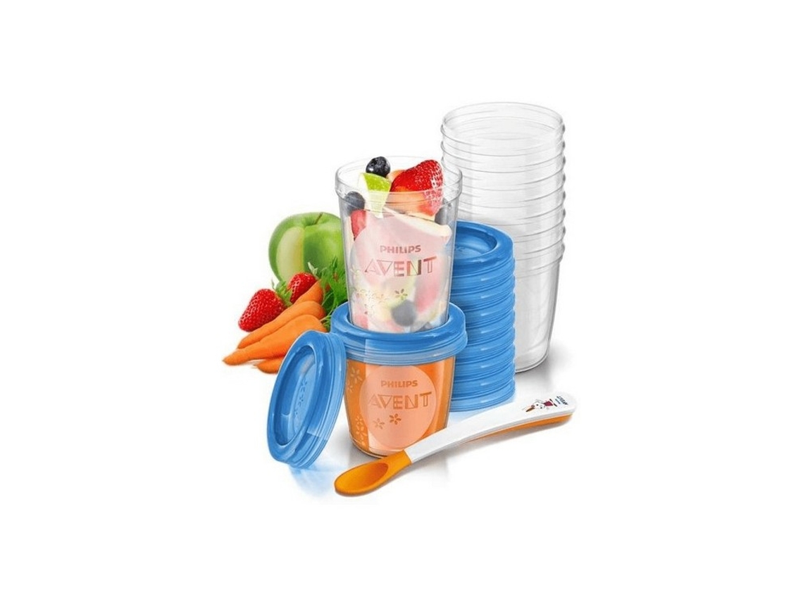 Conjunto de Recipientes de Conservação PHILIPS AVENT Gourmet
