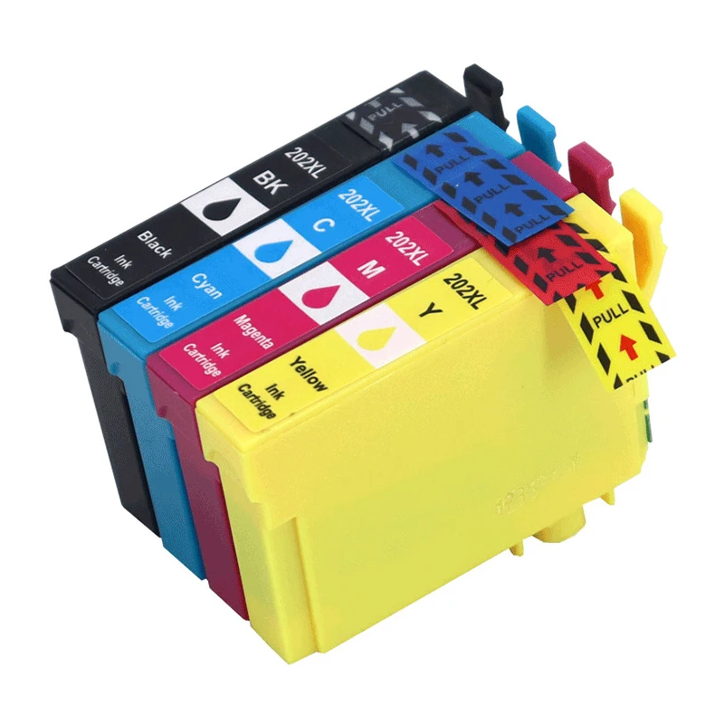 1set t202xl 202xl 202 XL North Amercial Australia Ink Cartridge For Epson Expression Home Xp 5100 Workforce Wf 2860 MDUG (4pc)