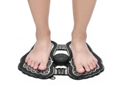 Almofada De Massagem Elétrica Ems Para Os Pés, Tapete Dobrável Para Massagem Nos Pés Slowmoose