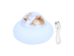 Luz Noturna De Toque De Silicona Recargável Com 7 Cores Led Para Decoração De Quarto Gato