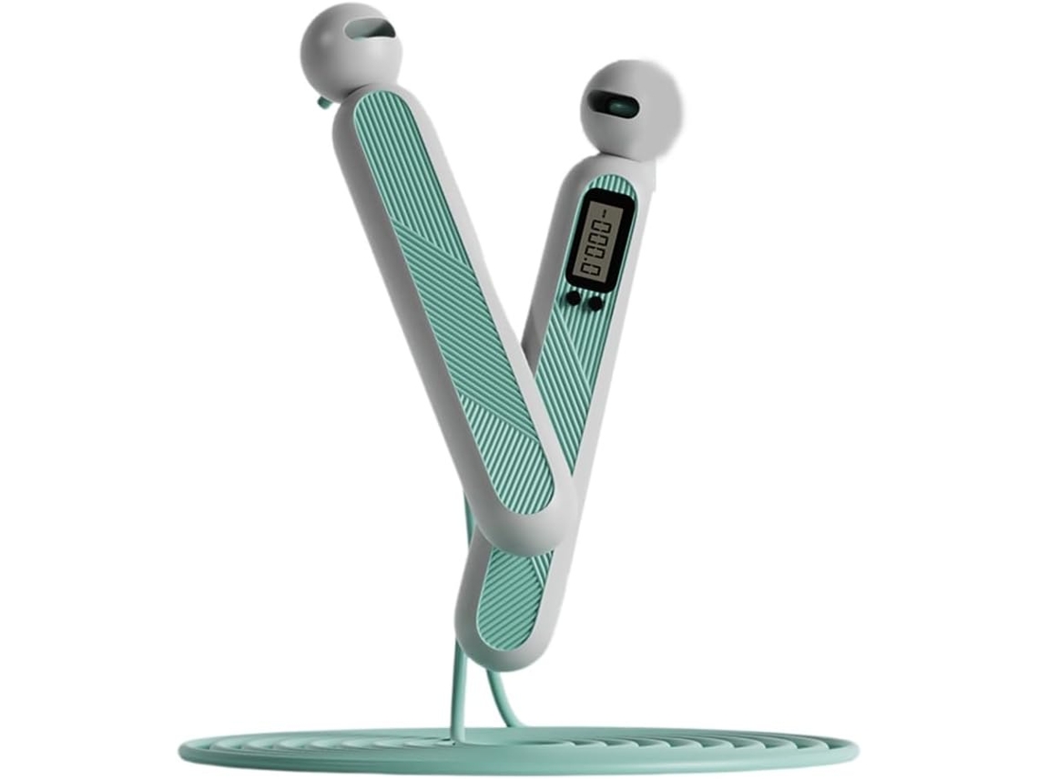 Corda De Pular Fitness Com Contador Digital Para Exercícios Em Casa E Na Academia, Ideal Para A Maioria Das Idades (azul)