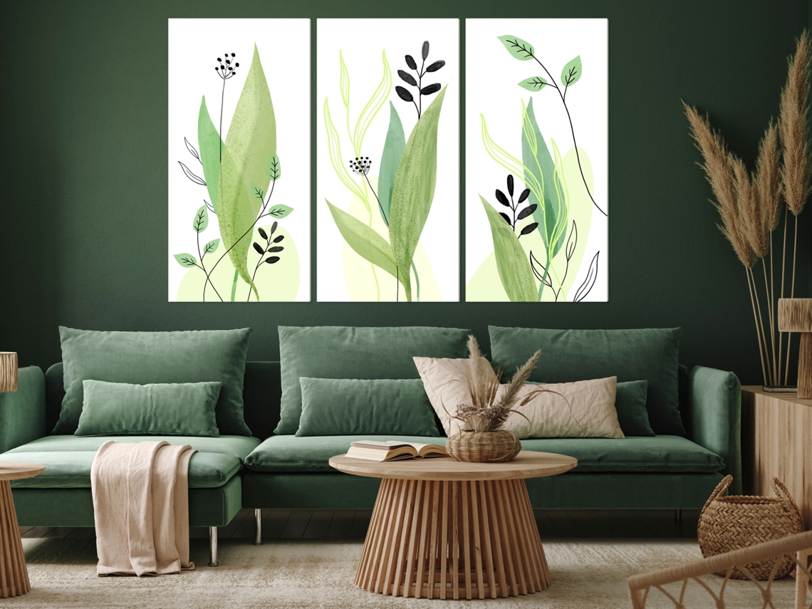 Quadro ARTGEIST Green Day (3 Parts) (60x40)