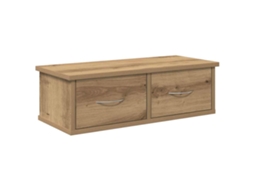 Wall Cabinet, Wall Cabinets Vidaxl Marrom Madeira Processada (60 Cm)