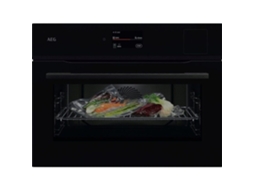 Forno Compacto AEG NKP8S721B (45 L -  45,5 cm - Hidrolítico - Preto)