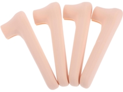 Nuobesty Conjunto De 4-protetores Maçaneta Silicone Macios Anticolisão Para Redução Ruído