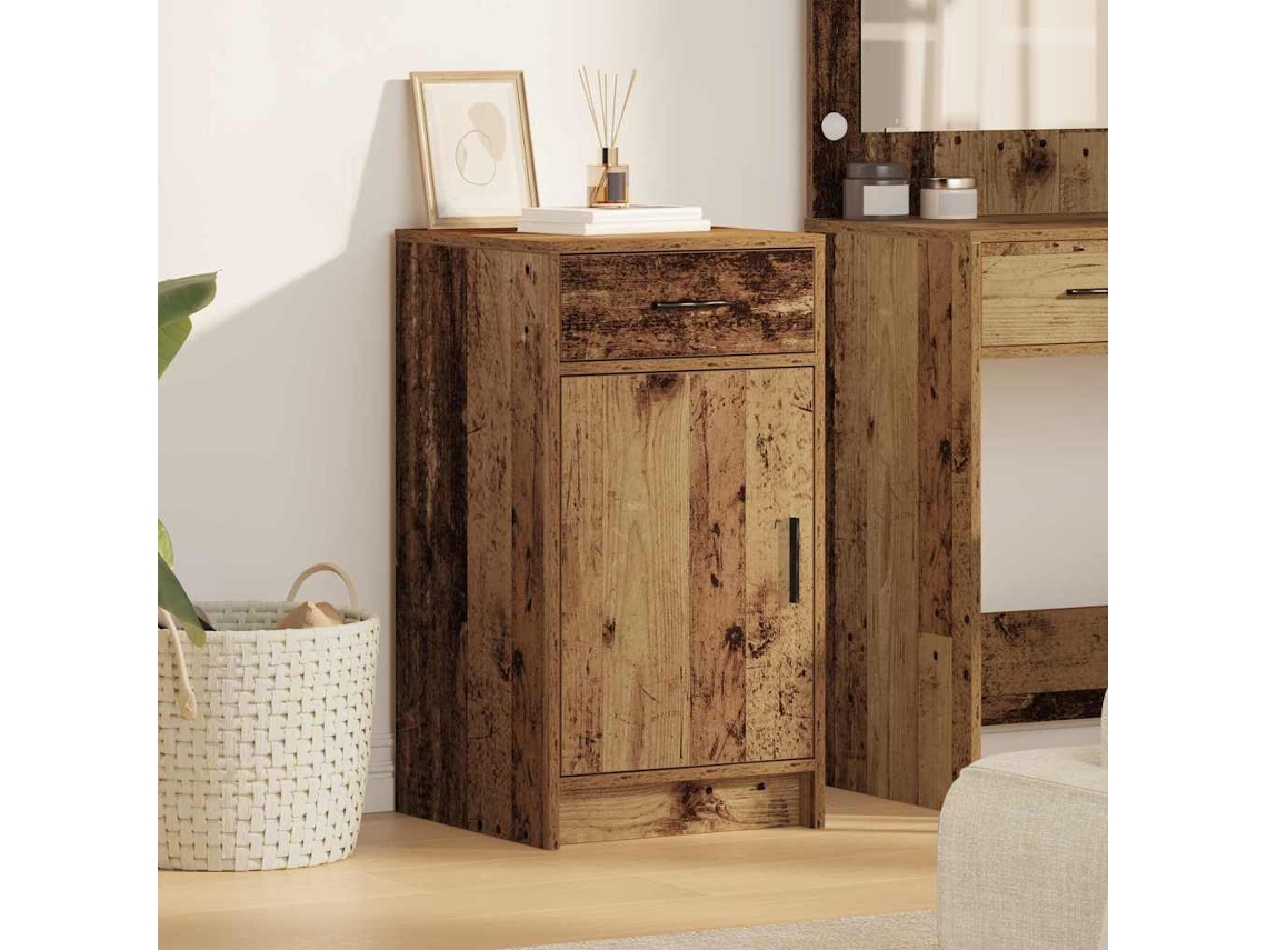 Vidaxl Buffet Madeira Antiga 40 X 40,5 X 75 Cm Derivados De Madeira