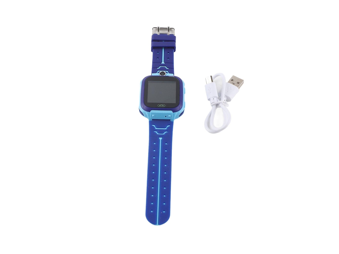 Relógio inteligente infantil 2G com posicionamento LBS, suporta alerta SOS, tirar fotos, jogos, modo sala de aula, desligamento remoto, bicicleta elétrica Blue Ly