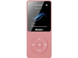 Leitor MP3 RUIZU RUIZI X02 (16 GB - Autonomia: 80h - Rosa)