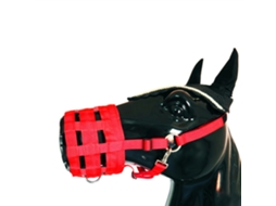 Bocal para pasto de cavalos, com forro de nylon resistente, textura waffle, fecho de fivela e velcro | S/BRAND