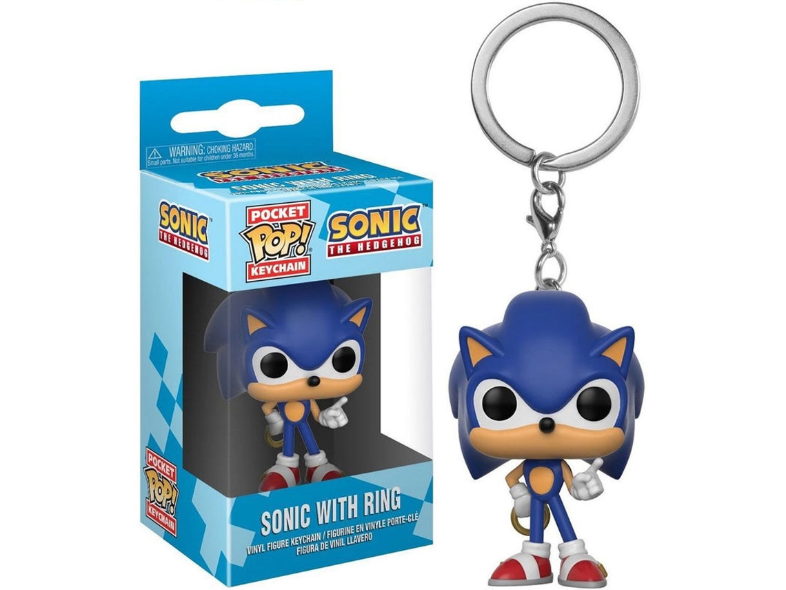 Porta-chaves Pocket Pop Sonic Com Argola